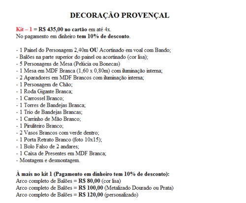 Kit 1 Prov Kit 1 Prov