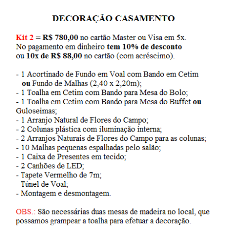 Kit 2 Casam Kit 2 Casam