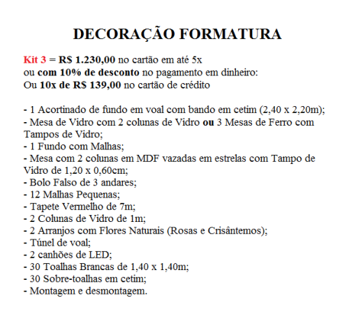 Kit 3 Form Kit 3 Form